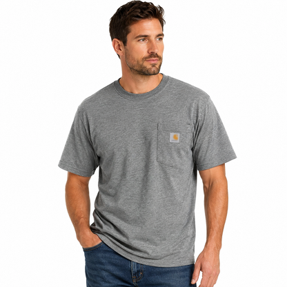 🔥CHT Men's K87 Workwear Loose Fit Heavyweight Short-Sleeve Pocket T-Shirt