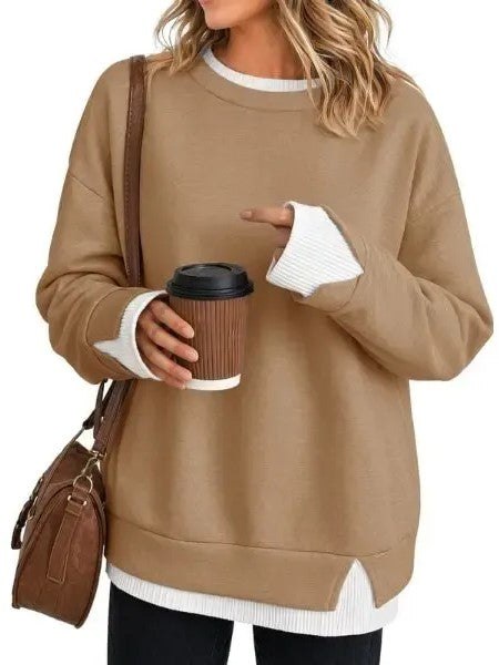 Women's Piece Layered Crewneck Sweatshirt