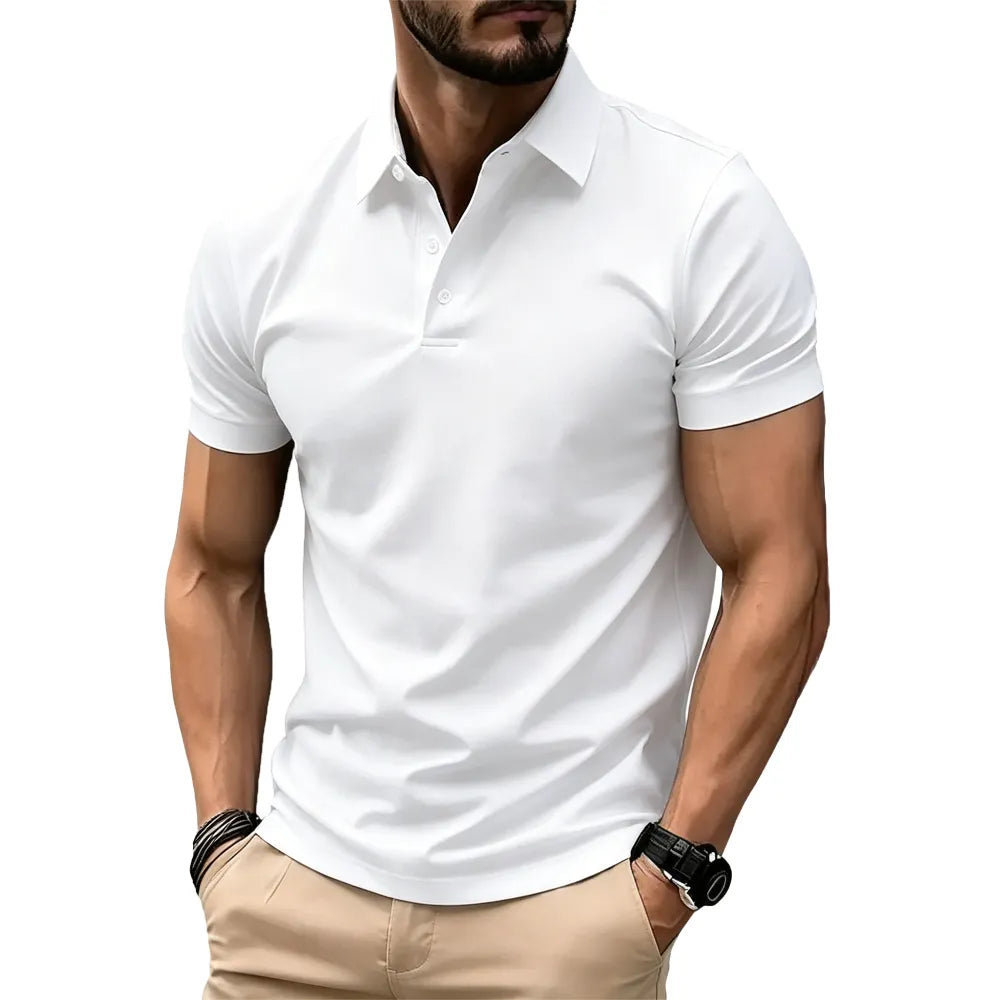 Men's 5-Inch Stretch Chino Shorts - Slim Fit Casual Summer Shorts（1