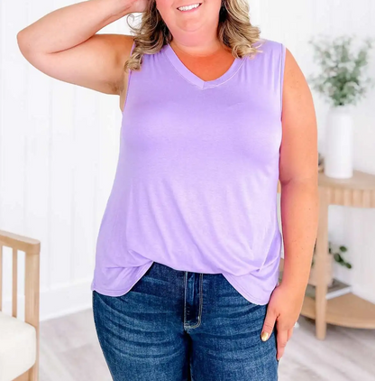 V-neck tank top(-Multiple Colors-)