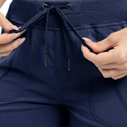 🔥Last day promotion-Women’s Loose Fit Lightweight Capri Cargo Pants – Casual 3/4 Trousers with 6 Pockets
