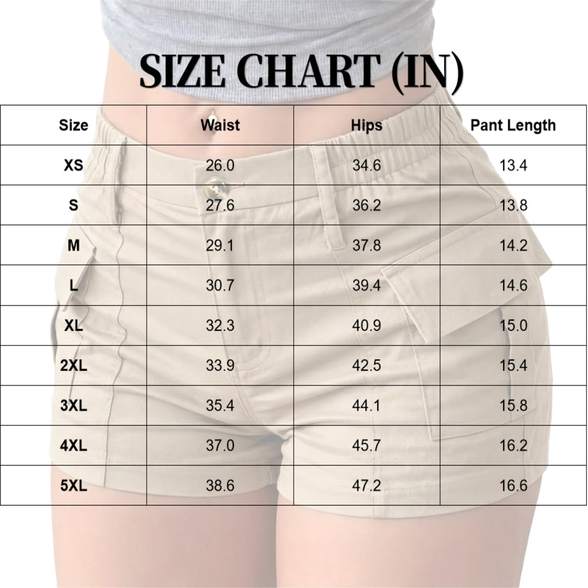 Women’s summer cargo shorts（1）