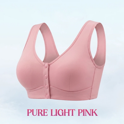 🔥Last Day💥Front Closure Breathable Cotton Lifting Bra for Seniors