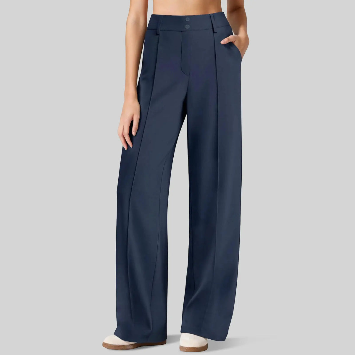 🔥Women's Straight Leg Ponte Yoga Pants with Pockets