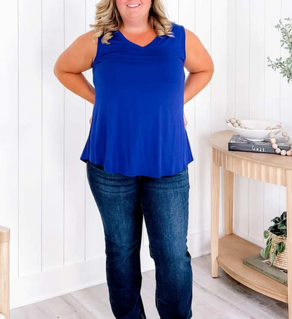 V-neck tank top(-Multiple Colors-)