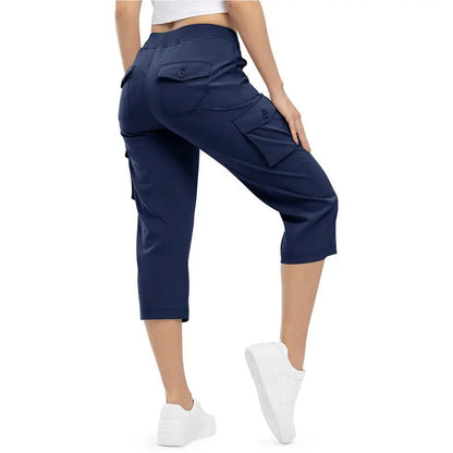 🔥Last Day:90% Off🔥Women's Cargo Capri Pants – Lightweight Loose Fit Summer Pants