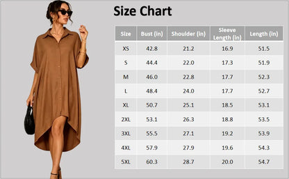 Women Sexy Black Shirt Dress