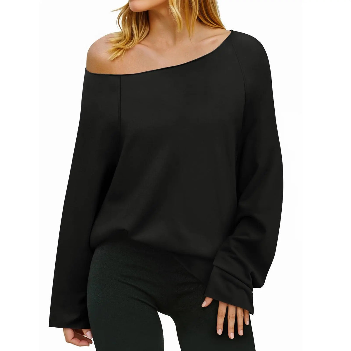 Women's Off the Shoulder Oversized Sweatshirt