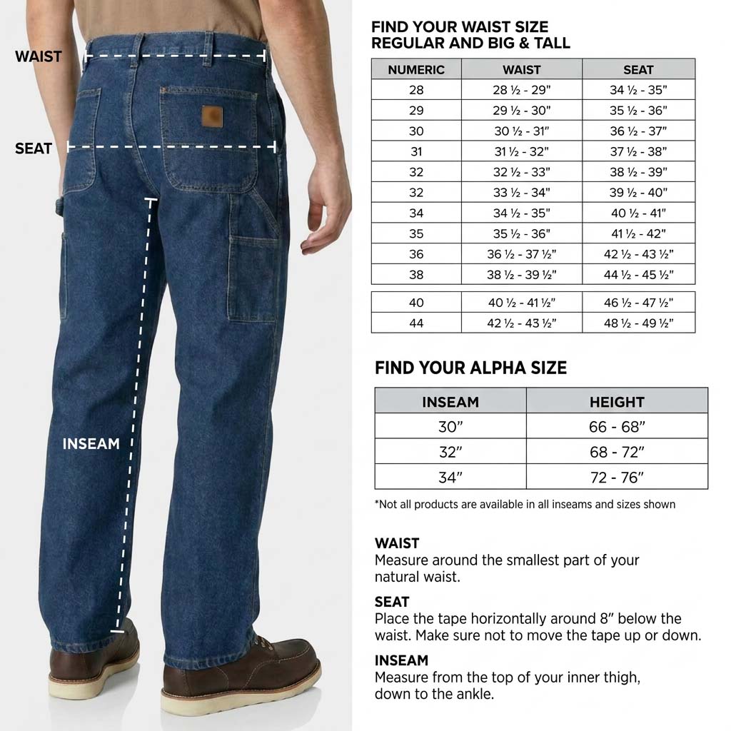 Ends at Midnight ! CHT Men's Flex Relaxed Straight Work Pants Rigby Pant