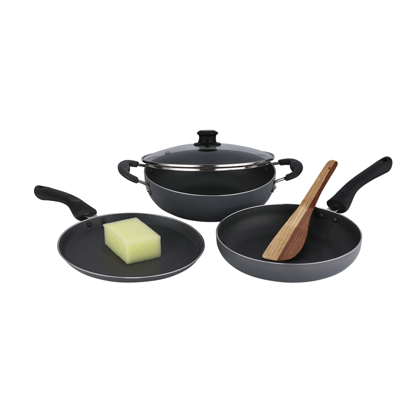 NON-STICK 4 PIECE COOKWARE SET