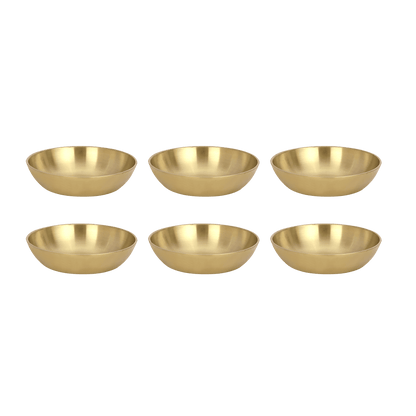 MOONSTONE DINNER SET BRASS MATT 57PCS