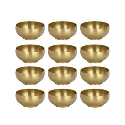 MOONSTONE DINNER SET BRASS MATT 57PCS