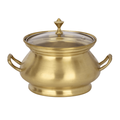 MOONSTONE DINNER SET BRASS MATT 57PCS