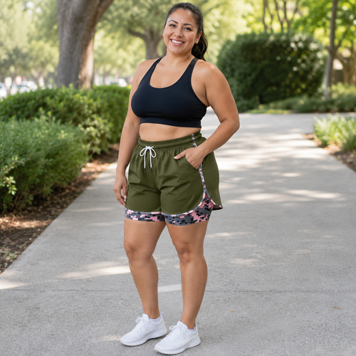 【End of Summer Sale】Women’s casual athletic shorts with pockets