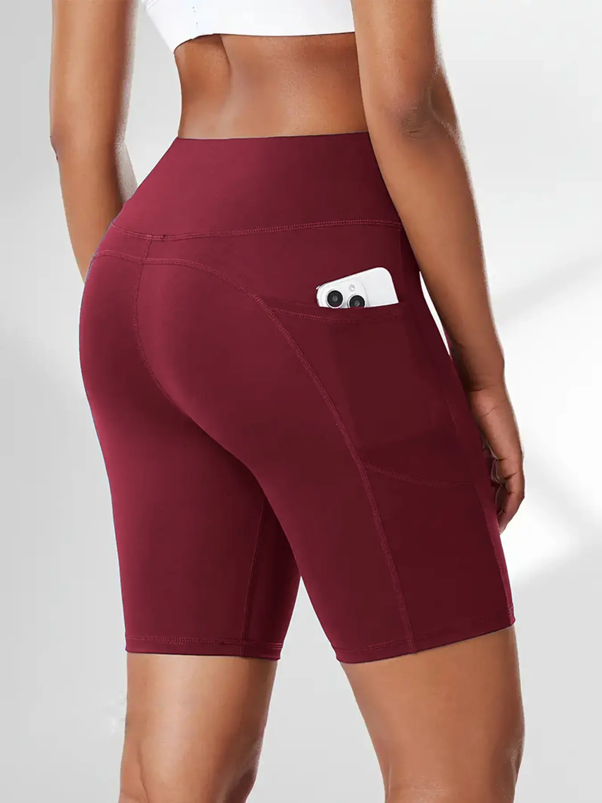 Women's Shorts (with Pockets) — Suitable for Yoga, Fitness, and Running