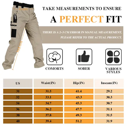 🔥Promotion Day💥 Men's Waterproof Tactical Outdoor Pants – Casual & Everyday Wear