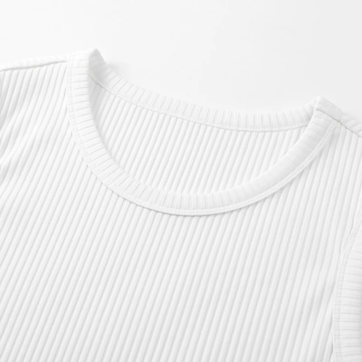 Men's Wide Strap Ribbed Tank Top