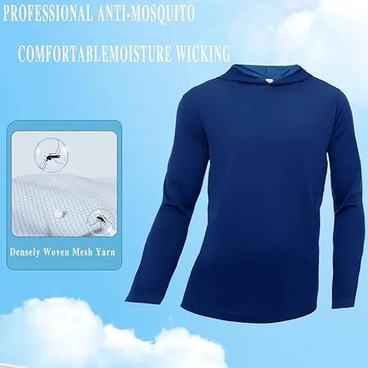 Men's casual hoodie with UPF50+ sun protection, soft and comfortable, classic and versatile.