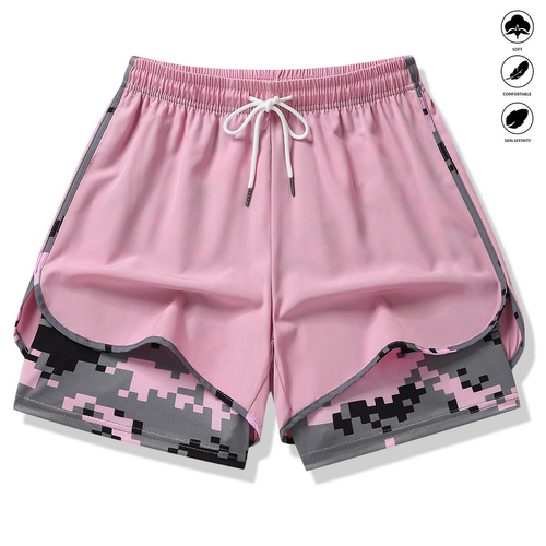 women’s casual athletic shorts with built-in liner
