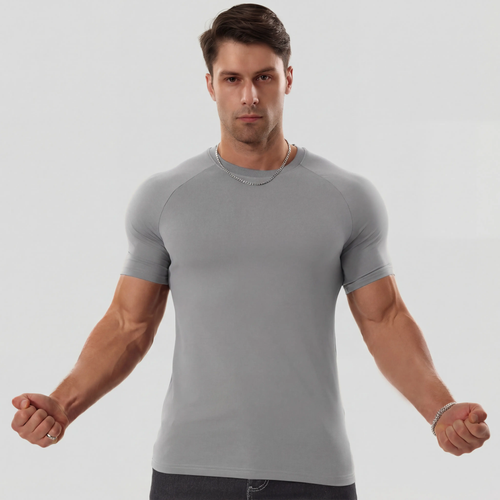 【LAST DAY SALE】Men's Raglan Sleeve Tee Athletic Tapered Fit