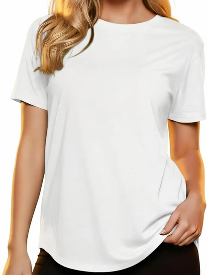 Women's Summer Undershirt Short Sleeve T-Shirt