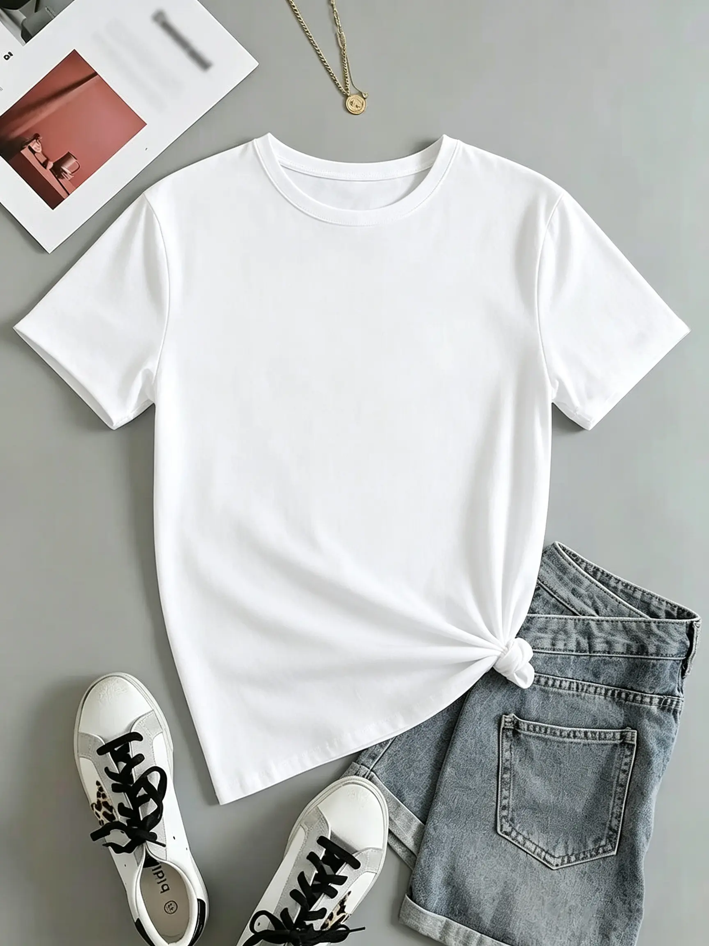 Women's Summer Undershirt Short Sleeve T-Shirt