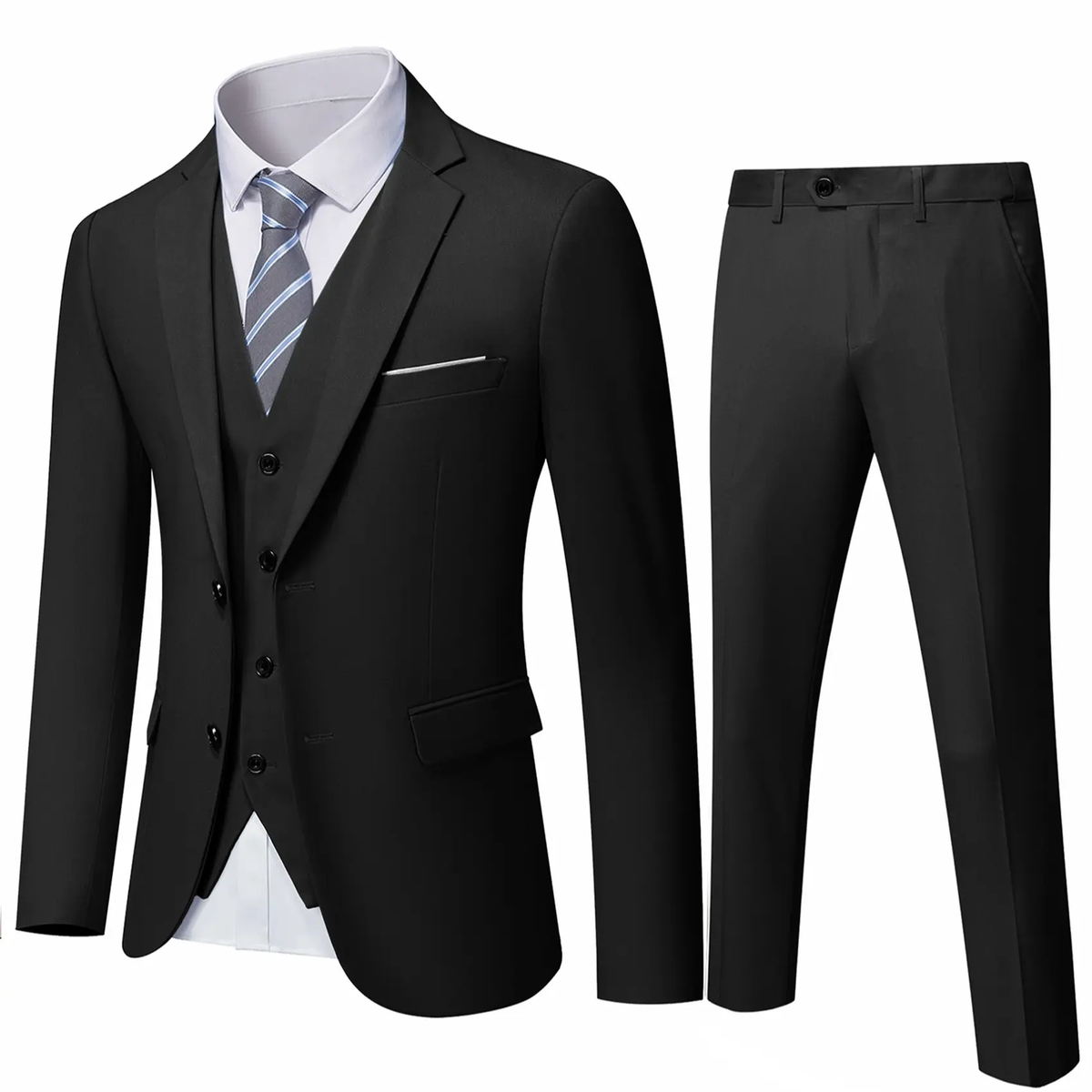 Men's Formal with Vest & Tie