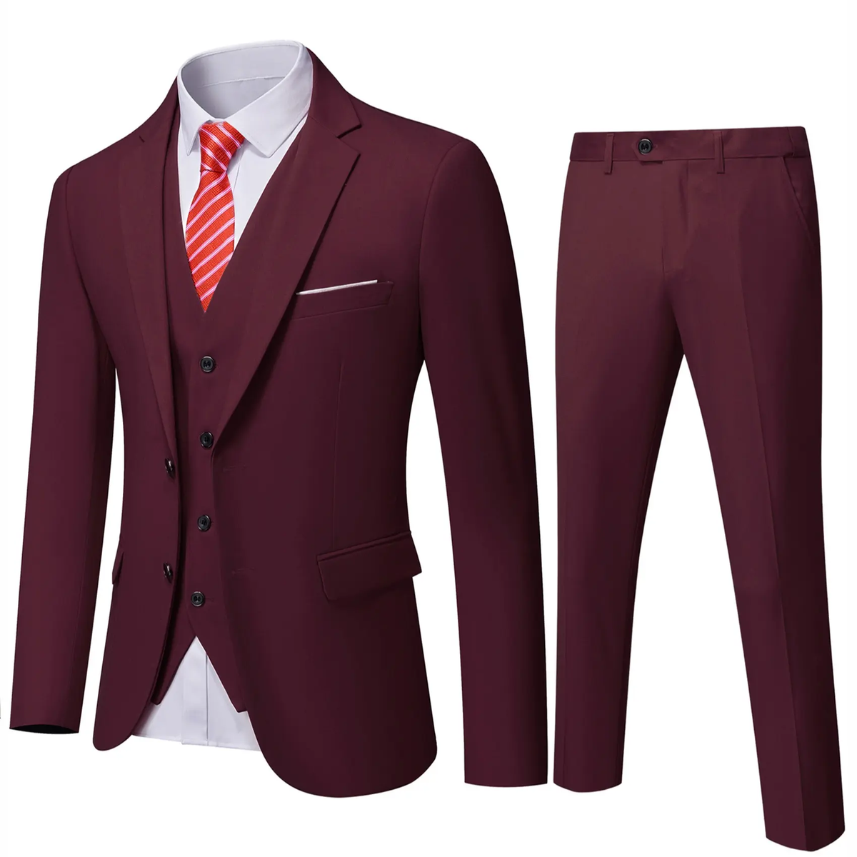 Men's Formal with Vest & Tie