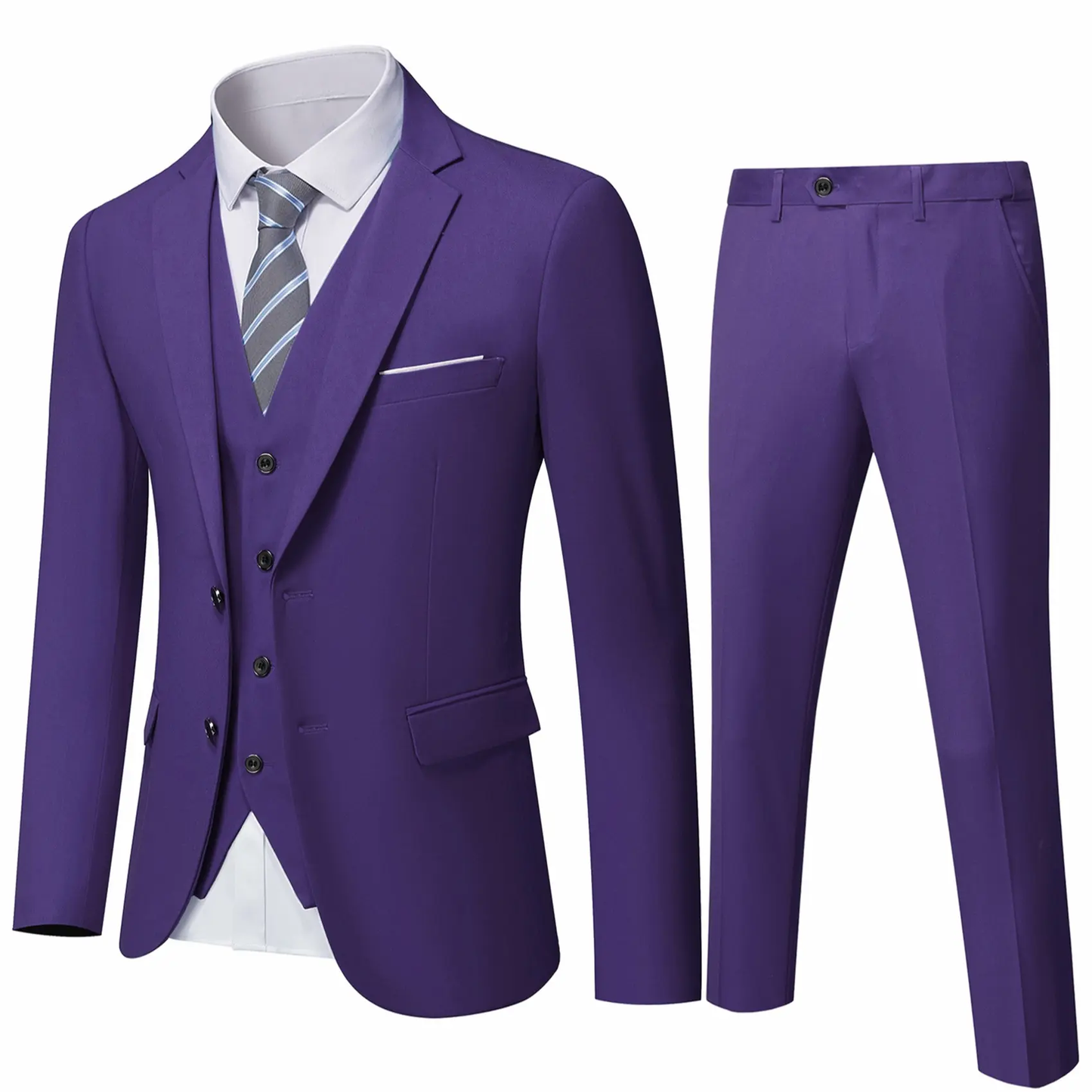 Men's Formal with Vest & Tie
