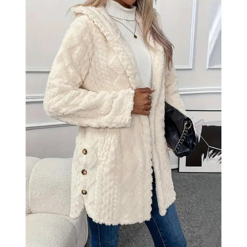 Women's Hooded Cardigan Long Sleeve Coat