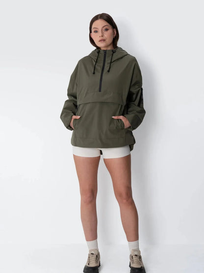 Classic Relaxed Fit Rain Hoodie