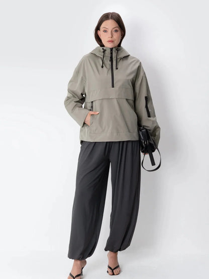 Classic Relaxed Fit Rain Hoodie