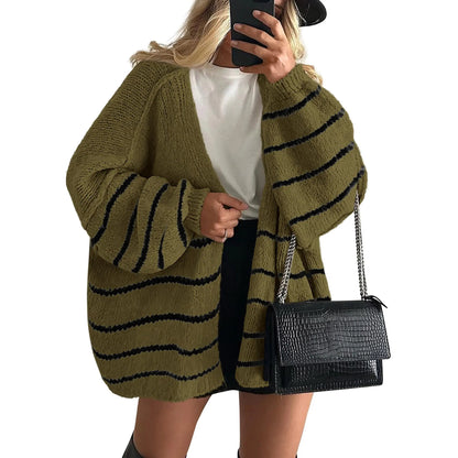 PrettyGarden Women's Oversized Cardigan Sweater - Lightweight Knit