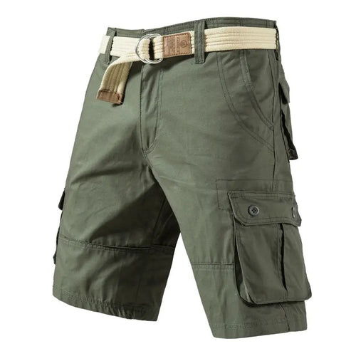 Men's Rugged Multi-Pocket Tactical Cargo Shorts