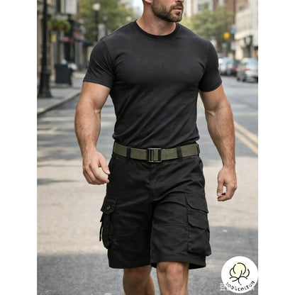 Men's Rugged Multi-Pocket Tactical Cargo Shorts