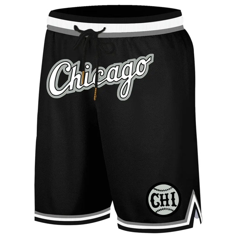 🔥Regular Fit Letter & Number Print Drawstring Waist Jersey Basketball Shorts