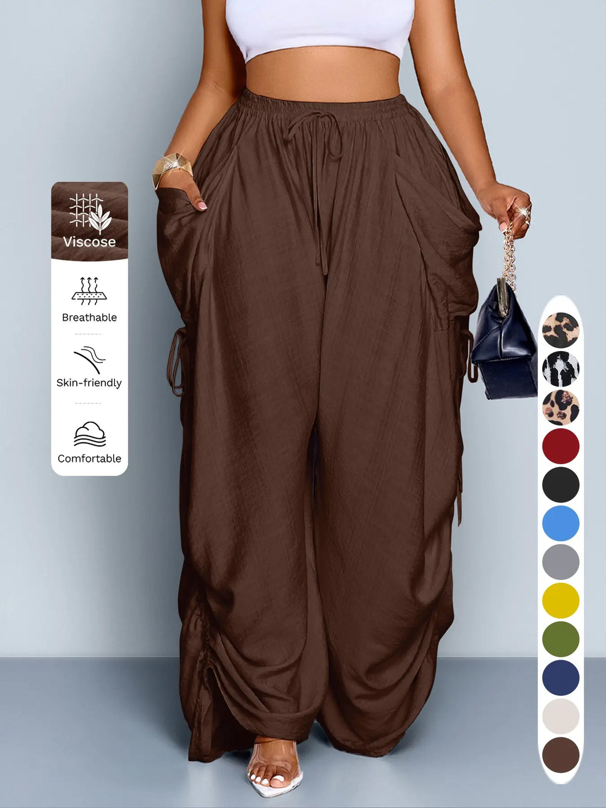 Women's Loose-Fit Wide Leg Pants