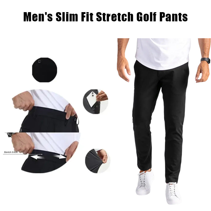 🔥Men's Slim Fit Stretch Golf Pants