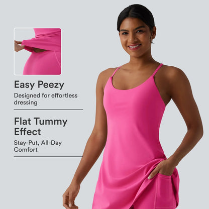 🔥Last day promotion🔥Plush Backless Active Dress-Easy Peezy Edition