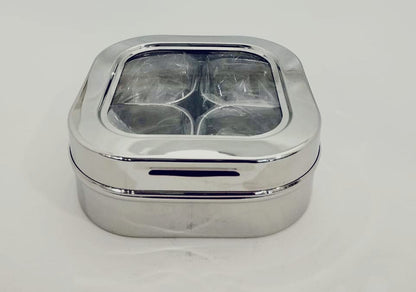 MULTI UTILITY BOX (DRY FRUIT BOX / MASALA BOX) - 4 CUPS