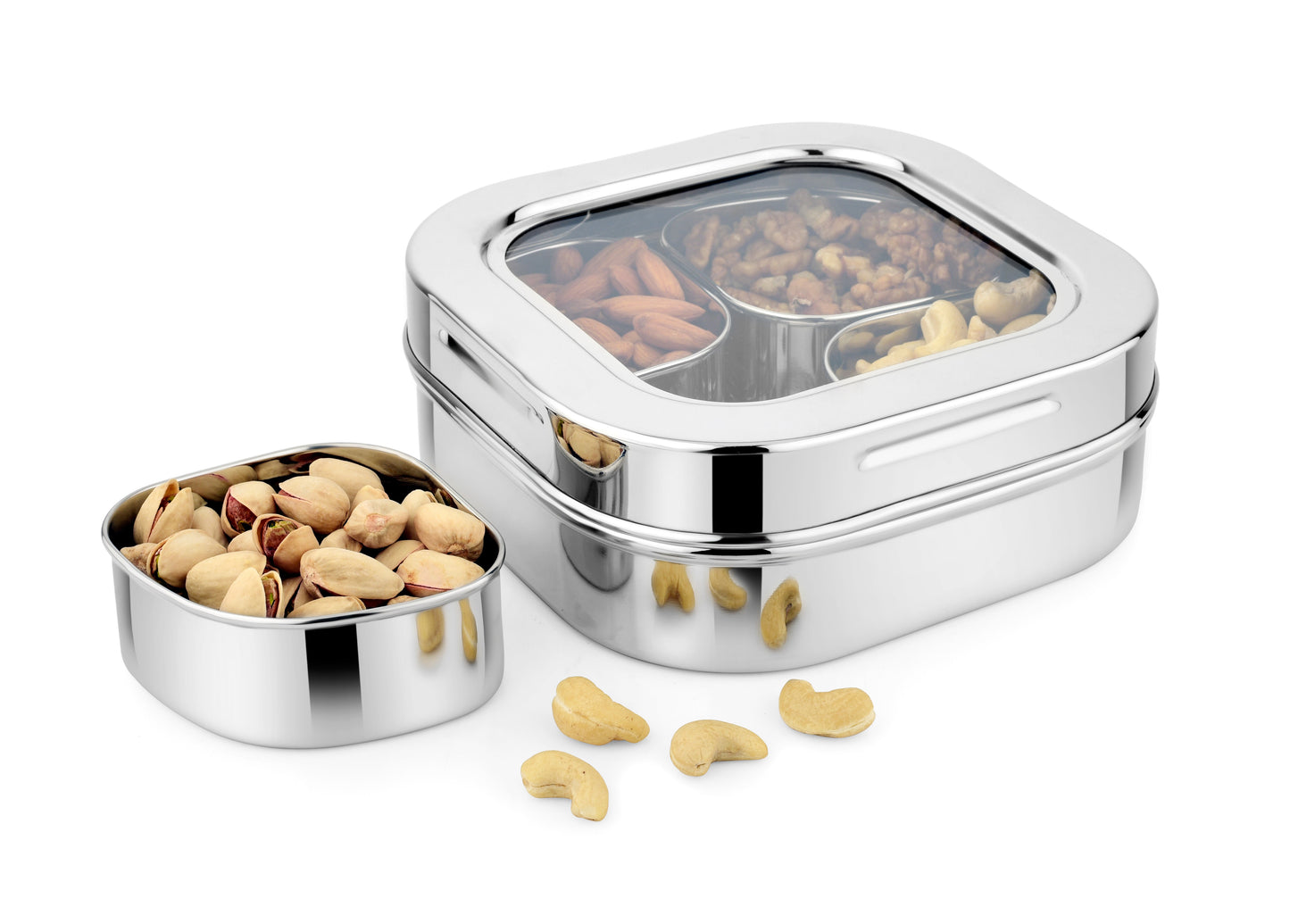 MULTI UTILITY BOX (DRY FRUIT BOX / MASALA BOX) - 4 CUPS