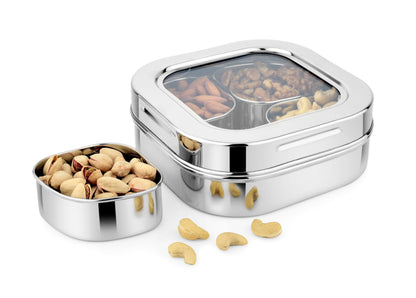 MULTI UTILITY BOX (DRY FRUIT BOX / MASALA BOX) - 4 CUPS