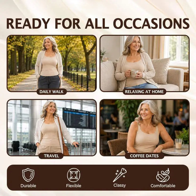 🔥Built-In Comfort Bra Tank Top