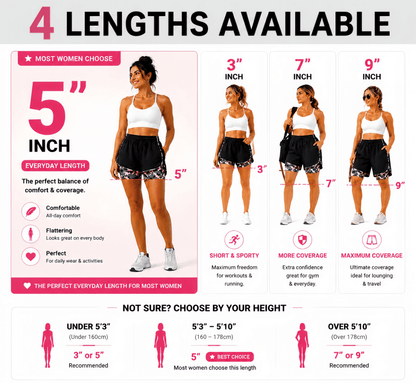 Women’s casual athletic shorts with pockets（1）