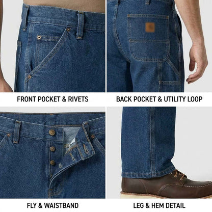 Ends at Midnight ! CHT Men's Flex Relaxed Straight Work Pants Rigby Pant