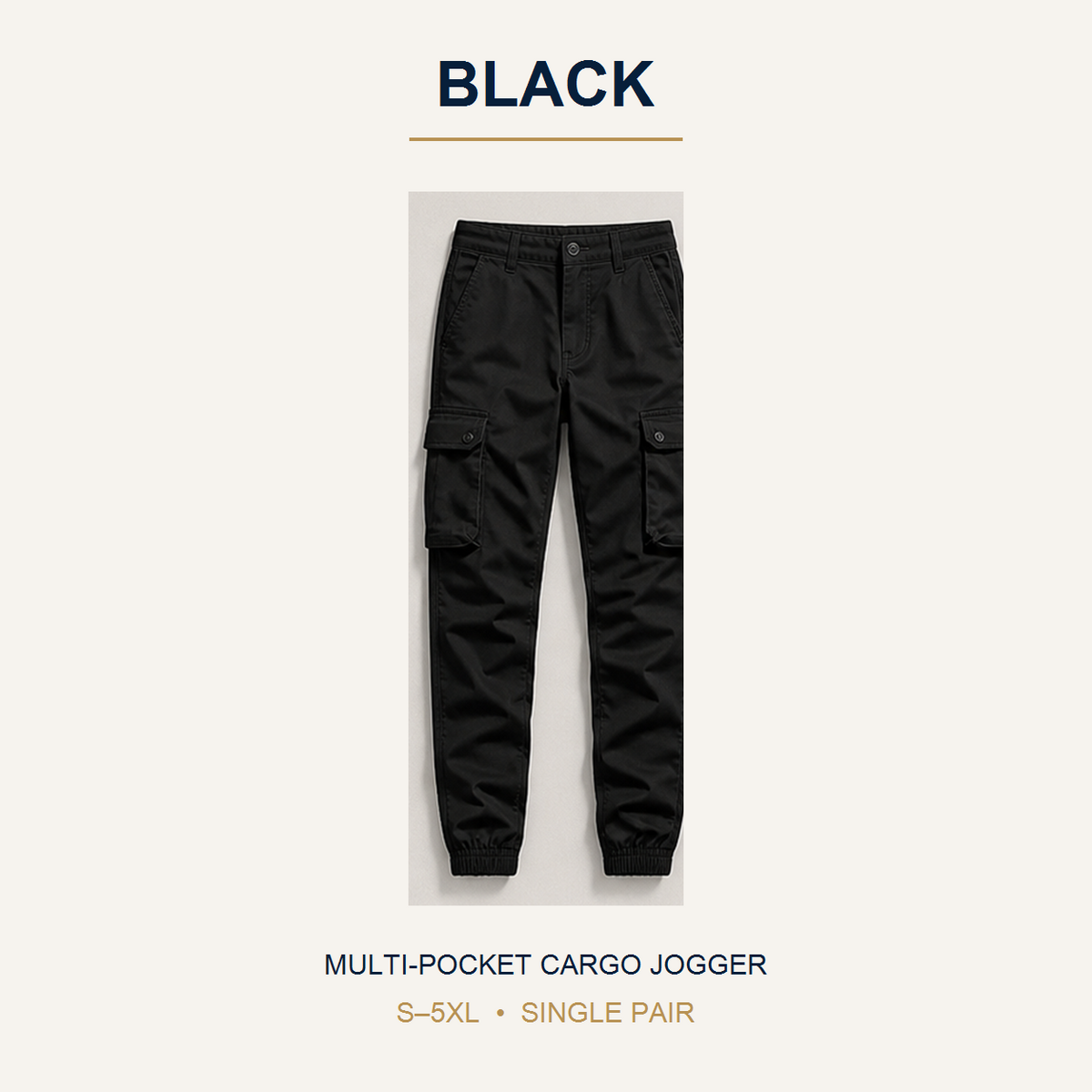 Men's Multi-Pocket Cargo Joggers