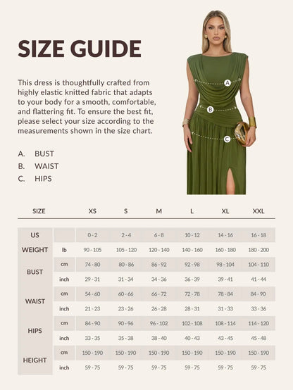 Women's Sleeveless Maxi Dress for Weddings and Parties