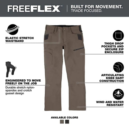 New Men's FREEFLEX Tech Work Pants with