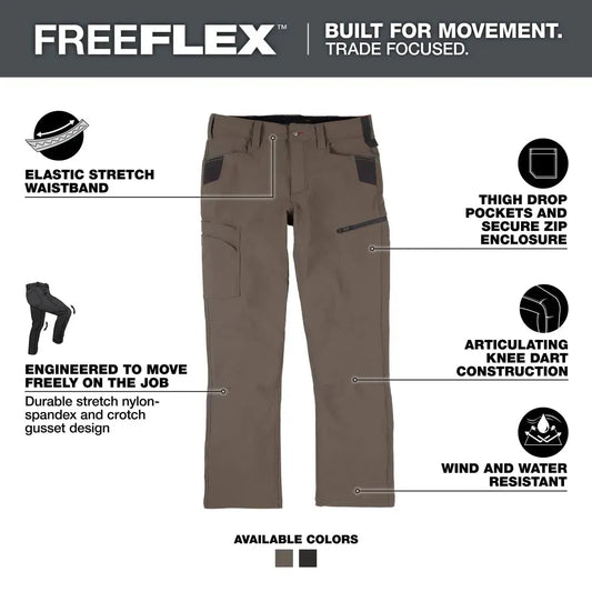 New Men's FREEFLEX Tech Work Pants with