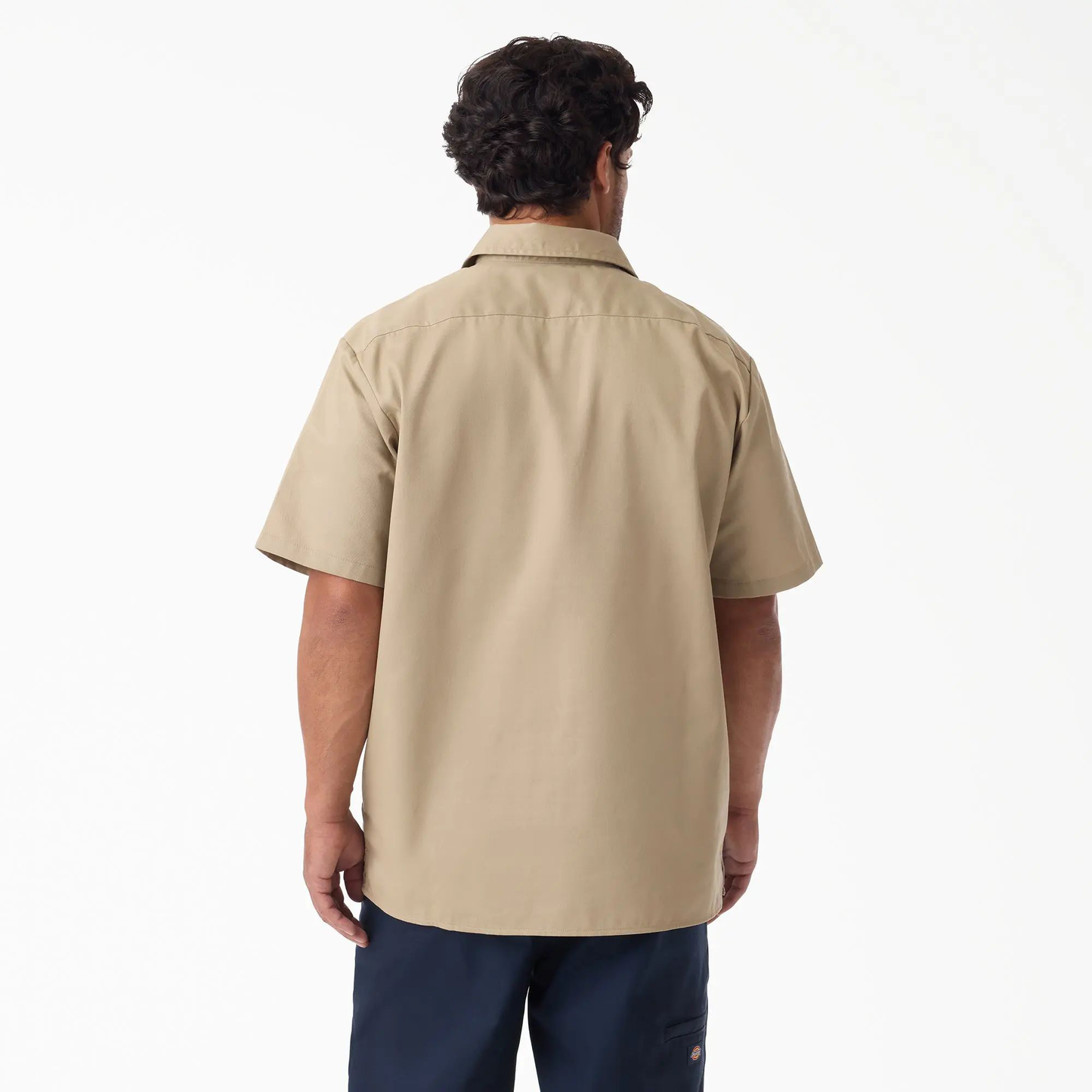 1/4 Zip Work Shirt,Relaxed fit,Stay cool,Workwear Style Top Breathable Short Man.